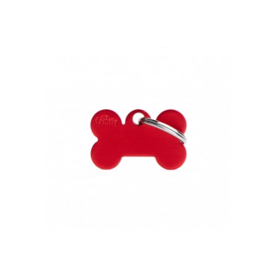 MY FAMILY MEDAGLIETTA IDENTIFICATIVA OSSO S ROSSO