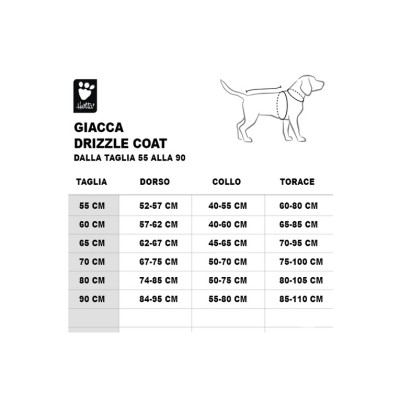 HURTTA GIACCA DRIZZLE COAT NERO 30CM