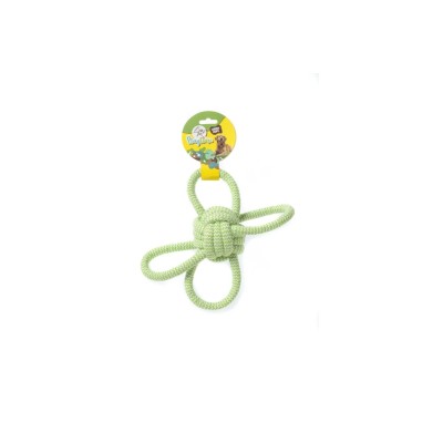 LEOPET PALLA IN CORDA CON 4 NODI 26CM