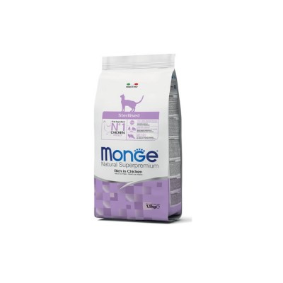 MONGE NATURAL SUPERPREMIUM STERILISED POLLO 10KG
