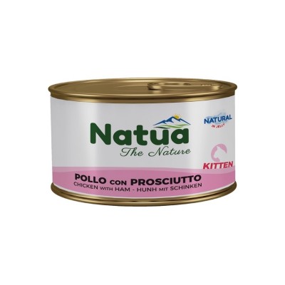 NATUA KITTEN POLLO CON PROSCIUTTO IN JELLY 85GR