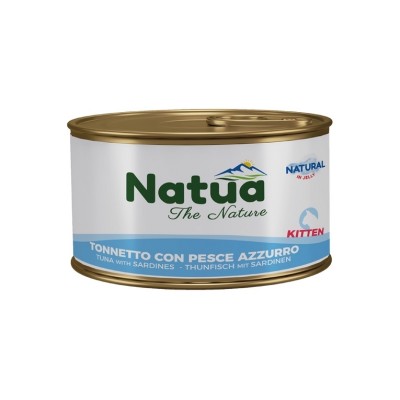 NATUA KITTEN TONNETO CON PESCE AZZURRO IN JELLY 85GR