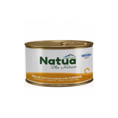 NATUA POLLO PETTO E COSCIA CON CAROTE IN BROTH 85GR