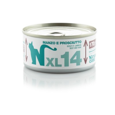 NATURAL CODE XL14 MANZO E PROSCIUTTO 170GR