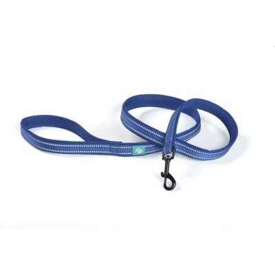 LEOPET GUINZAGLIO MESH BLU L