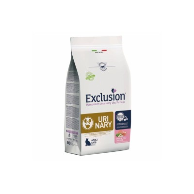 EXCLUSION VET CAT URINARY MAIALE, PISELLI E RISO 1,5KG