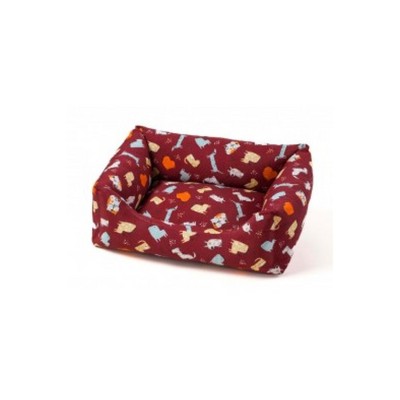 LEOPET CUCCIA SFODERABILE RODI BORDEAUX 70X85