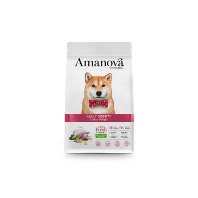 AMANOVA DOG ADULT OBESITY TACCHINO 10KG