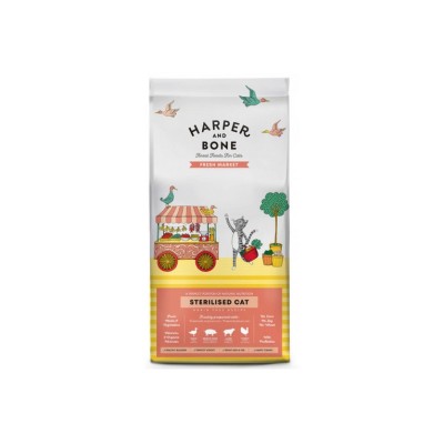 HARPER & BONE CAT STERILISED FRESH MARKET 2KG