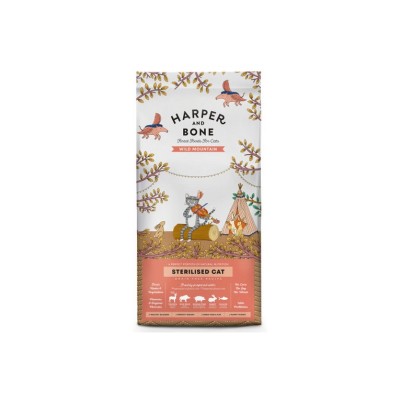 HARPER & BONE CAT STERILISED WILD MOUNTAIN 2KG