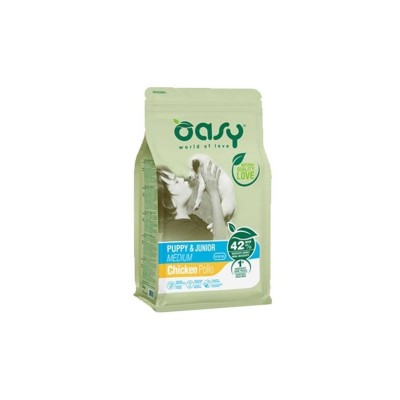 OASY DOG LIFESTAGE PUPPY & JUNIOR MEDIUM 12KG