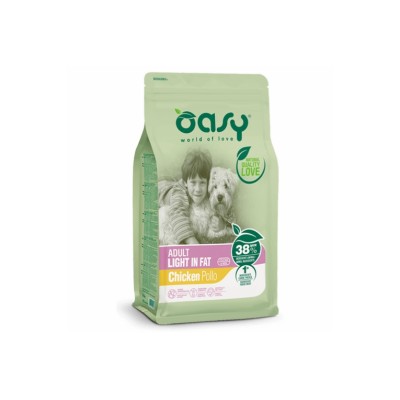 OASY DOG LIFESTAGE ADULT LIGHT IN FAT 12KG