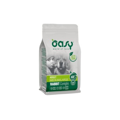 OASY DOG MONOP. ADULT M/L CONIGLIO 12KG