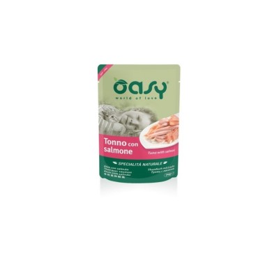 OASY CAT BUSTA SPECIALITA' TONNO CON SALMONE 70GR