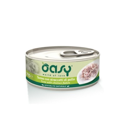 OASY CAT SPECIALITA' LATTINA TONNO CON STRACC. DI POLLO 70GR