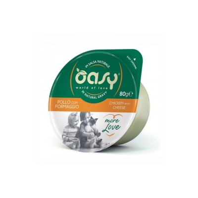 OASY CAT MORE LOVE CUP POLLO CON FORMAGGIO 70GR