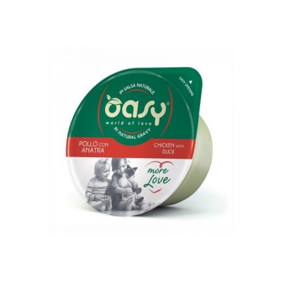 OASY CAT MORE LOVE CUP POLLO CON ANATRA 70GR
