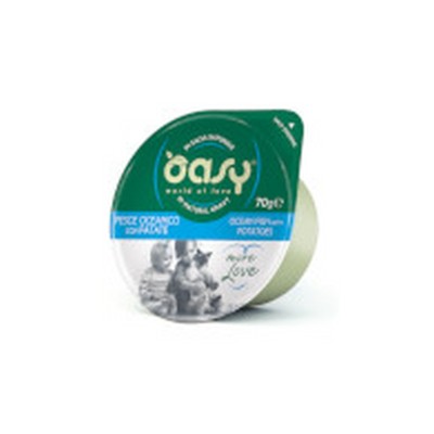 OASY CAT MORE LOVE CUP PESCE OCEANICO CON PATATE 70GR