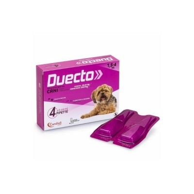 DUECTO SPOT ON ANTIPARASSITARIO PER CANE 1,5-4KG 4 PIPETTE