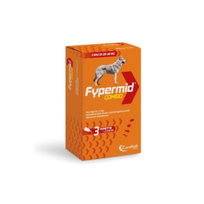 FYPERMID COMBO ANTIPARASSITARIO PER CANE 20-40KG 3 PIPETTE