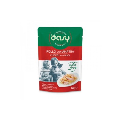 OASY CAT BUSTA MORE LOVE POLLO CON ANATA 70GR