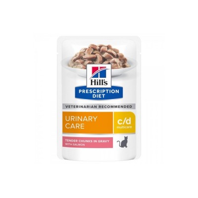 HILL'S DIET CAT C/D SALMONE BUSTA 85GR