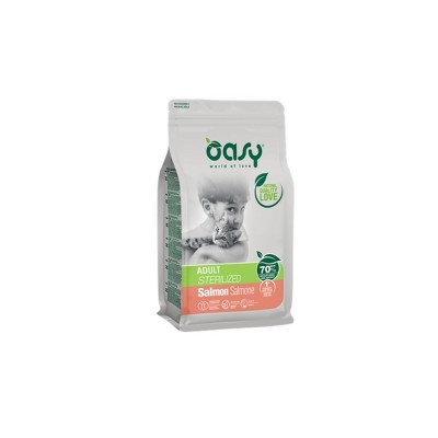 OASY LIFESTAGE CAT STERILIZED SALMONE 7,5KG