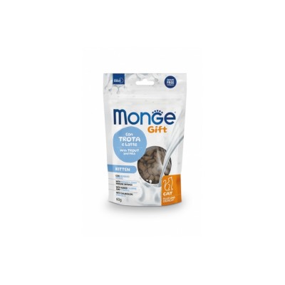 MONGE GIFT CAT KITTEN TROTA LATTE 60GR