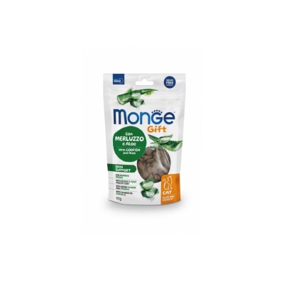 MONGE GIFT CAT SKIN MERLUZZO ALOE 60GR