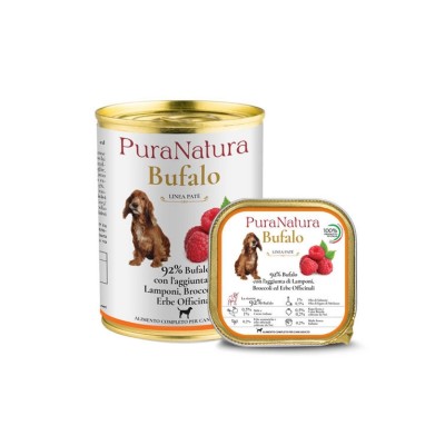 PURA NATURA MONOP. BUFALO E LAMPONI 400GR