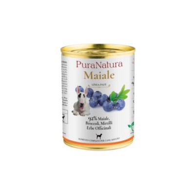 PURA NATURA MONOP. MAIALE E MIRTILLI 400GR