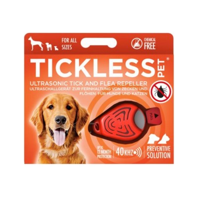 TICKLESS PET ROSSO TUTTE LE TAGLIE