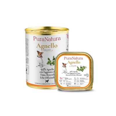 PURA NATURA MONOP. AGNELLO E ERBE 400GR