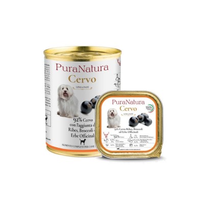 PURA NATURA  MONOP. CERVO E RIBES 400GR