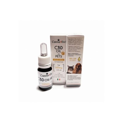 CANNA4DOL CBD OIL FOR PETS 5% 500MG 10ML