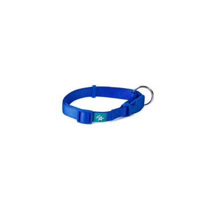 LEOPET COLLARE NYLON BLU XS
