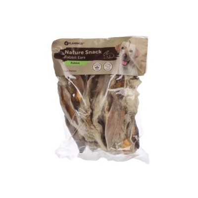 FLAMINGO NATURE SNACK ORECCHIE DI CONIGLIO 200GR