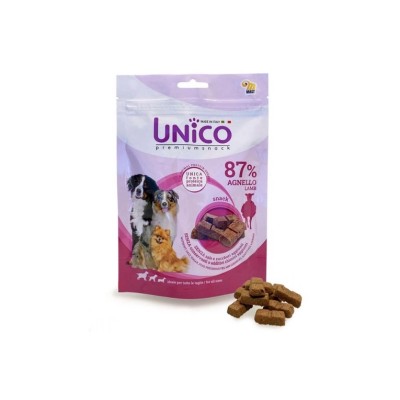 UNICO SNACK MONOPROTEICO AGNELLO 80GR