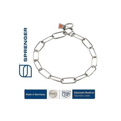SPRENGER COLLARE STRANGOLO 60CM MAGLIE MEDIE ACCIAIO INOX