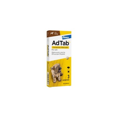 ELANCO ADTAB 3 COMPRESSE PER CANI 1,3KG-2,5KG