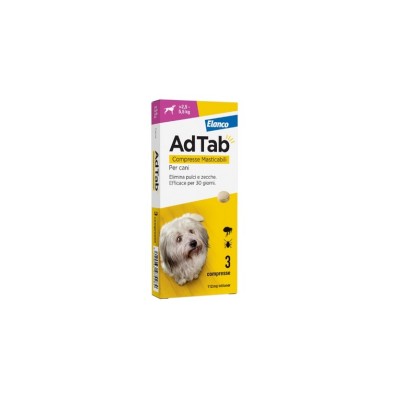 ELANCO ADTAB 3 COMPRESSE PER CANI 2,5KG-5,5KG