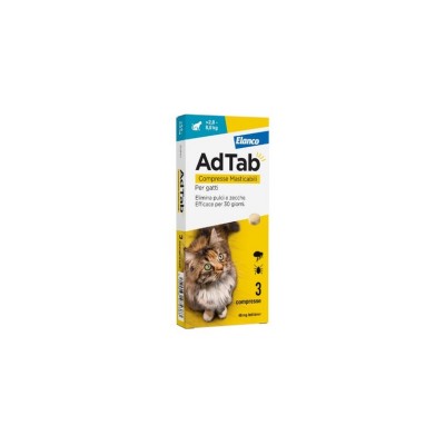 ELANCO ADTAB 3 COMPRESSE PER GATTI 2KG-8KG