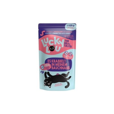 LUCKY LOU ADULT POLLO E INSETTI 125GR
