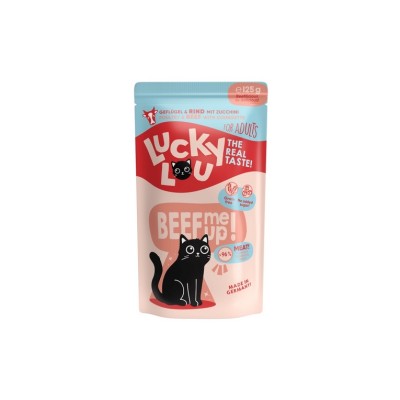 LUCKY LOU ADULT POLLO E MANZO 125GR