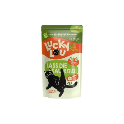 LUCKY LOU ADULT MANZO E CINGHIALE 125GR