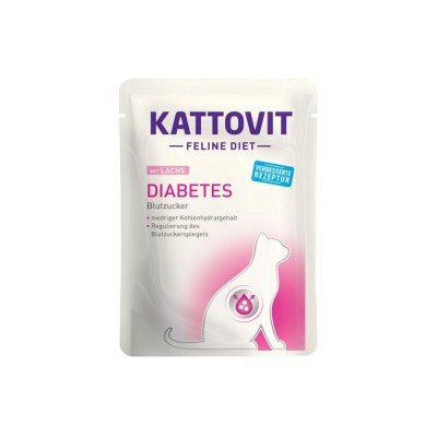 KATTOVIT DIET CAT BUSTA DIABETE SALMONE 85GR
