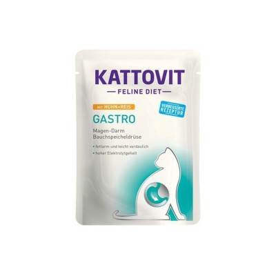 KATTOVIT DIET CAT BUSTA GASTRO POLLO E RISO 85GR