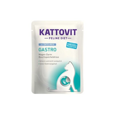 KATTOVIT DIET CAT BUSTA GASTRO ANATRA E RISO 85GR KATTOVIT DIET CAT BUSTA GASTRO ANATRA E RISO 85GR