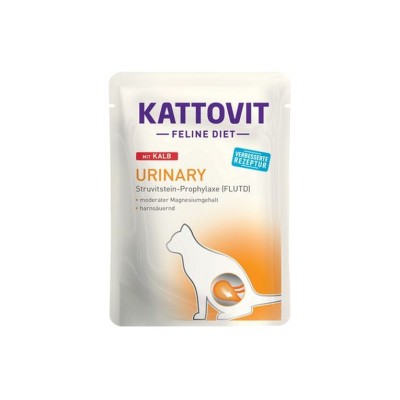KATTOVIT DIET CAT BUSTA URINARY VITELLO 85GR