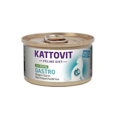 KATTOVIT DIET CAT GASTRO TACCHINO 85GR